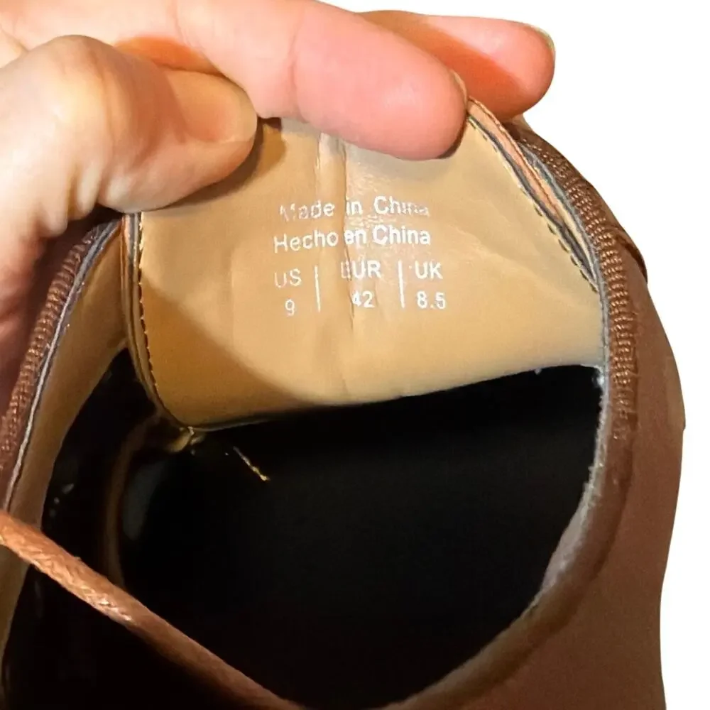 Steve Madden Men's M-Bobby Oxford Cognac Loafers Size 9 NWOT